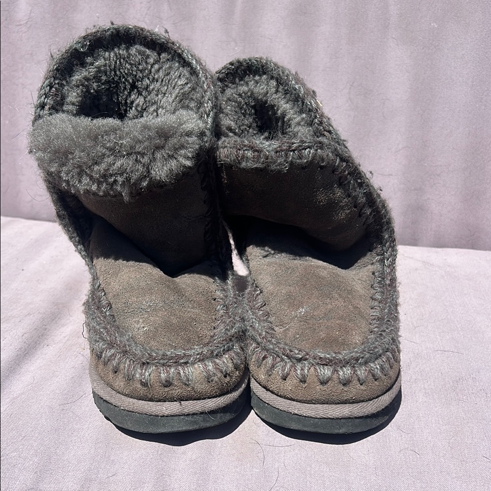 Grey Mou Eskimo Booties